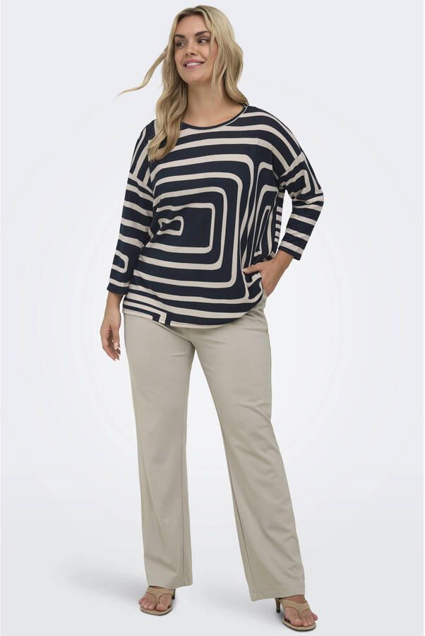 ONLY CARMAKOMA top met zebraprint - Foto 3