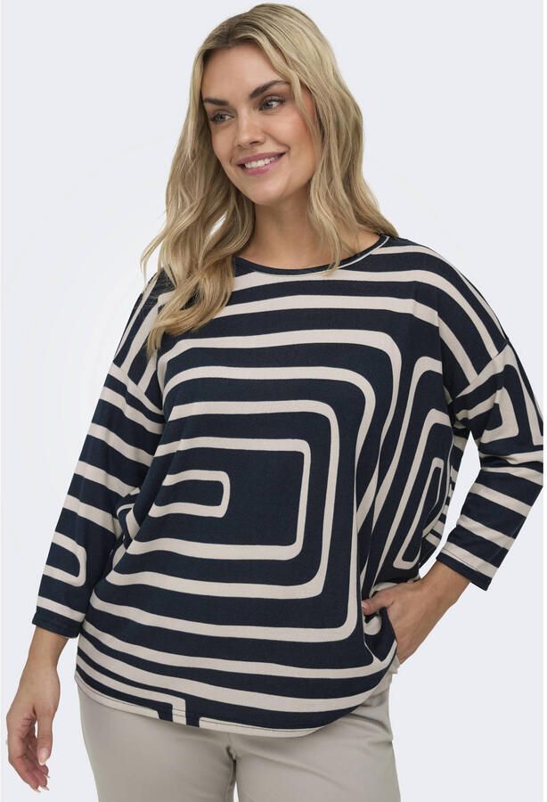 ONLY CARMAKOMA top met zebraprint - Foto 2