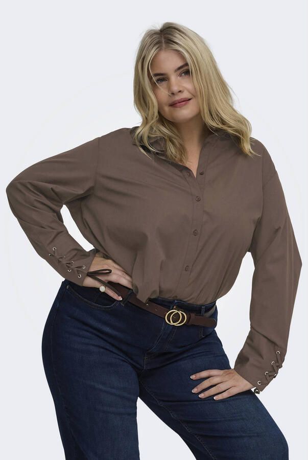 ONLY CARMAKOMA top Plus Size bruin