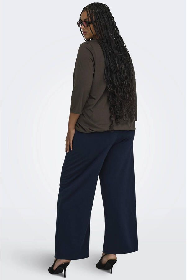 ONLY CARMAKOMA top Plus Size donkerbruin - Foto 2