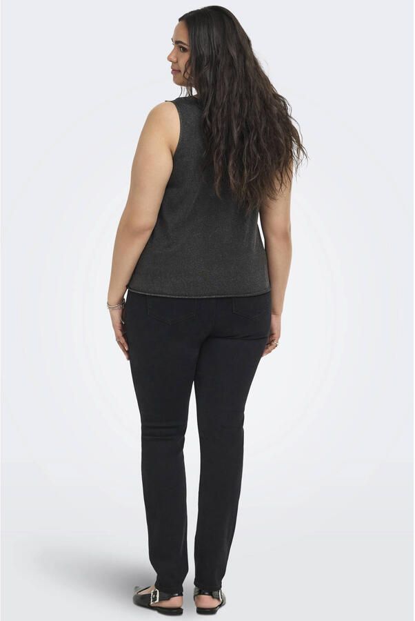 ONLY CARMAKOMA top Plus Size met print zwart - Foto 3
