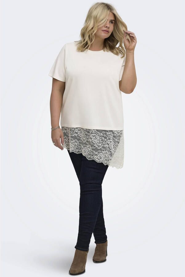 ONLY CARMAKOMA top Plus Size wit - Foto 2
