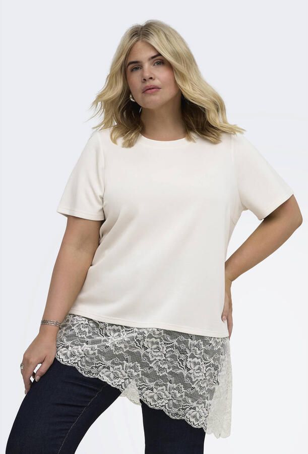 ONLY CARMAKOMA top Plus Size wit - Foto 2