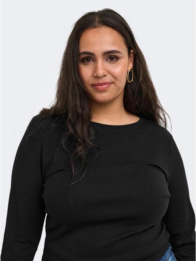 ONLY CARMAKOMA top Plus Size zwart