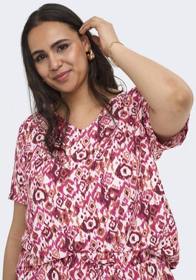 ONLY CARMAKOMA top roze - Foto 3