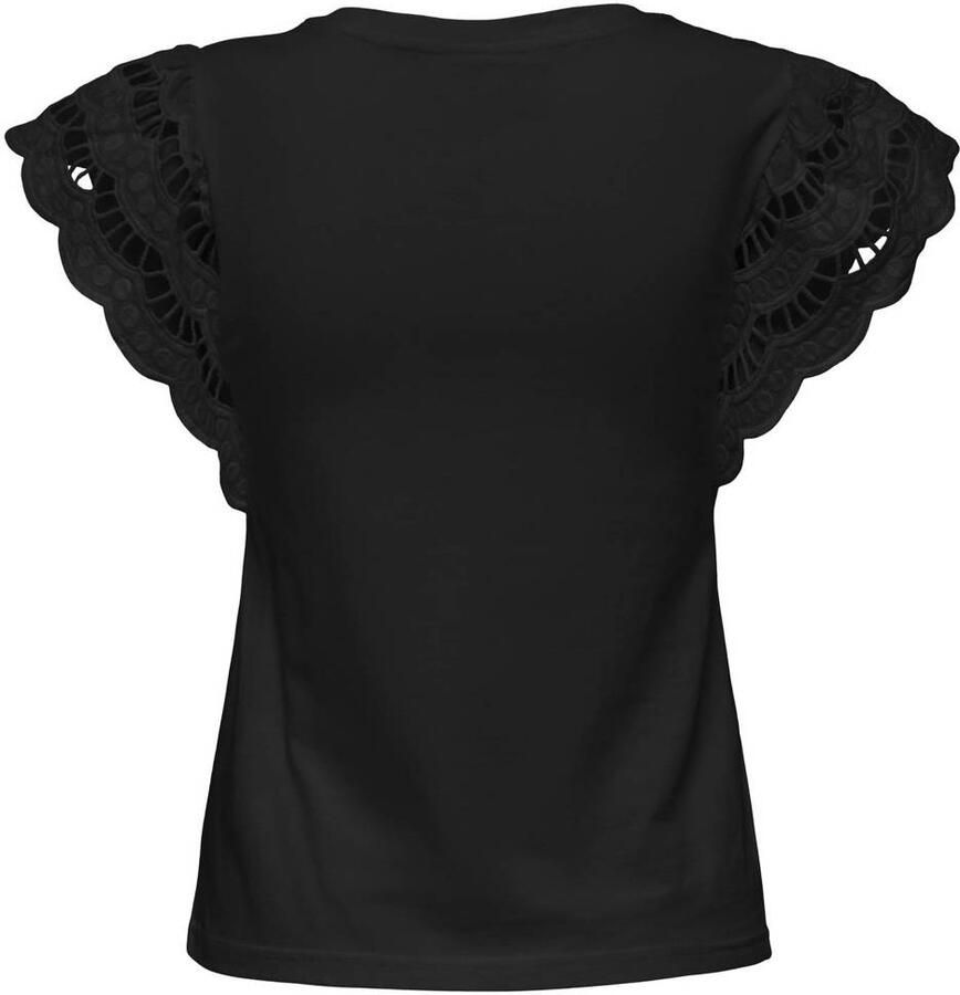 ONLY CARMAKOMA top zwart broderie - Foto 2