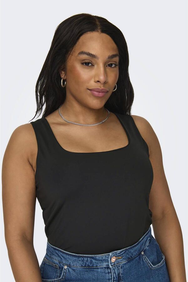 Only Carmakoma 2-Ways Fit Top voor Junioren Black Dames - Foto 2