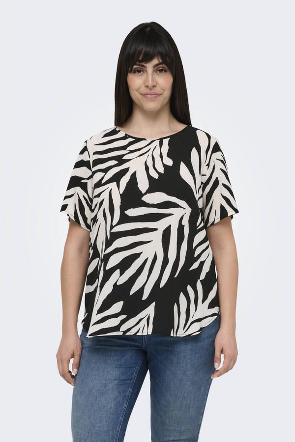 ONLY CARMAKOMA Shirtblouse CARVICA SS TOP WVN NOOS - Foto 3