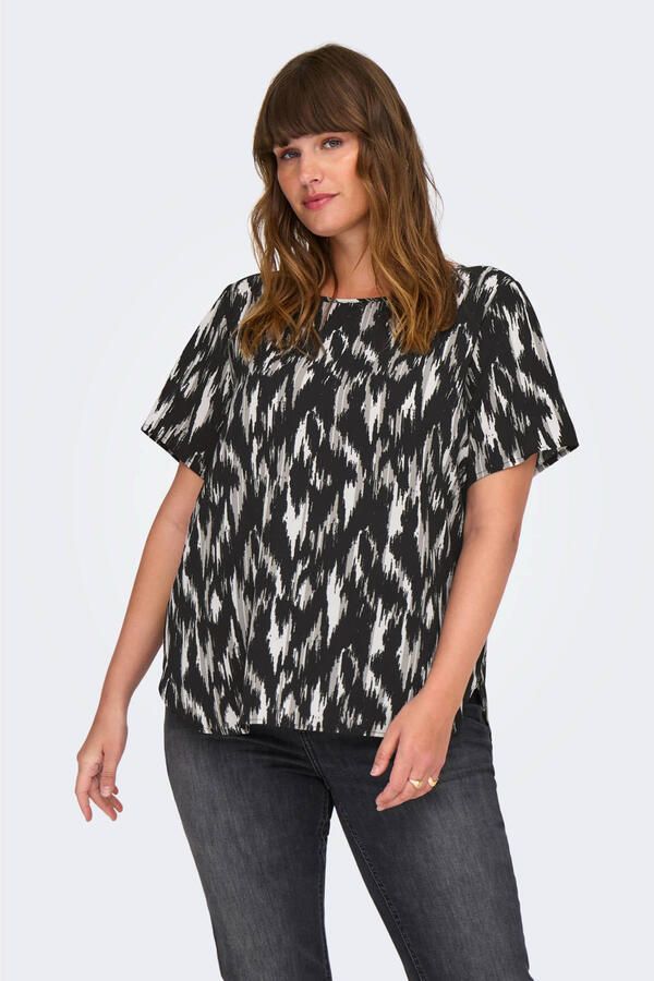 ONLY CARMAKOMA Shirtblouse CARVICA SS TOP WVN NOOS - Foto 3