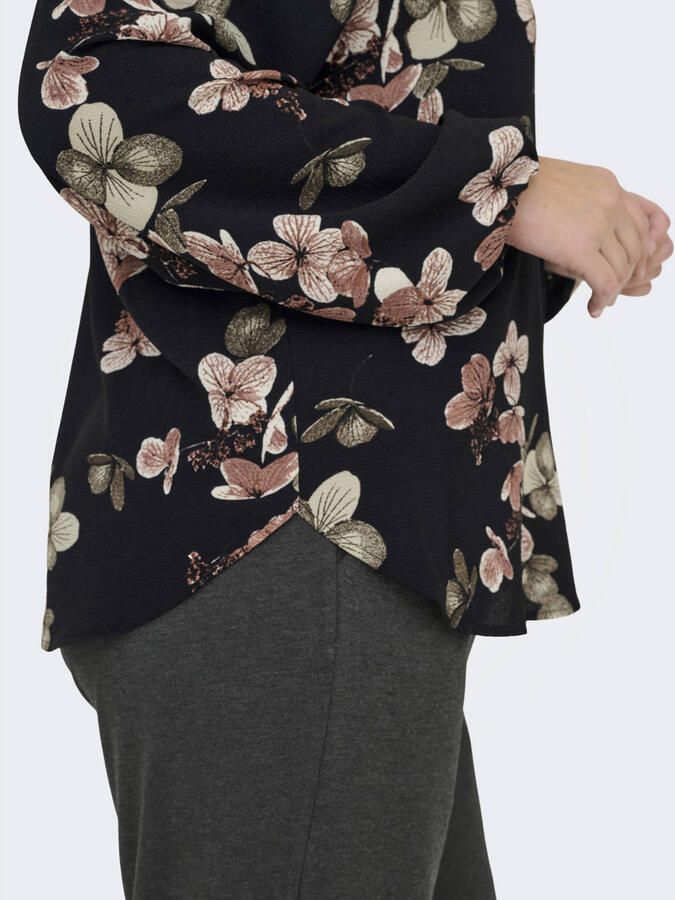 ONLY CARMAKOMA Shirt CARVICA LIFE L S V-NECK TOP WVN NOOS - Foto 2