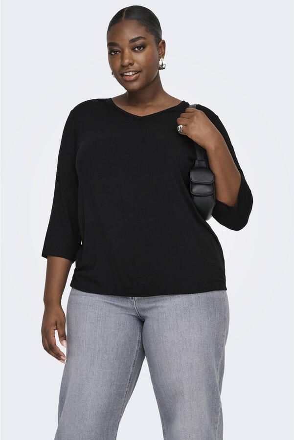 ONLY CARMAKOMA top zwart
