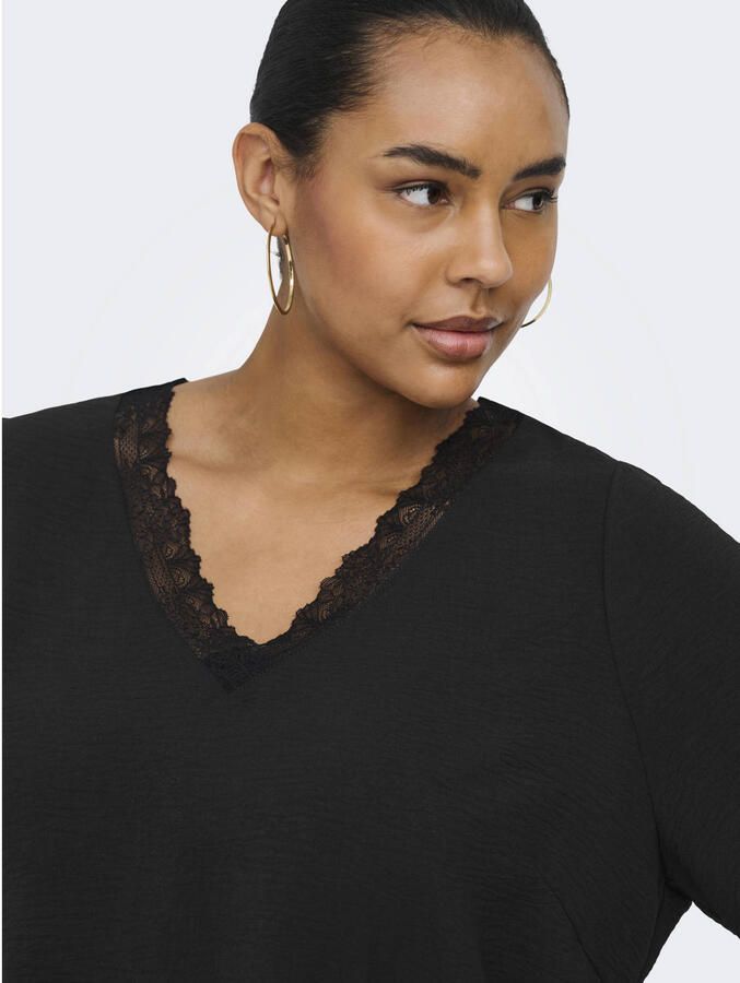 ONLY CARMAKOMA top zwart - Foto 2