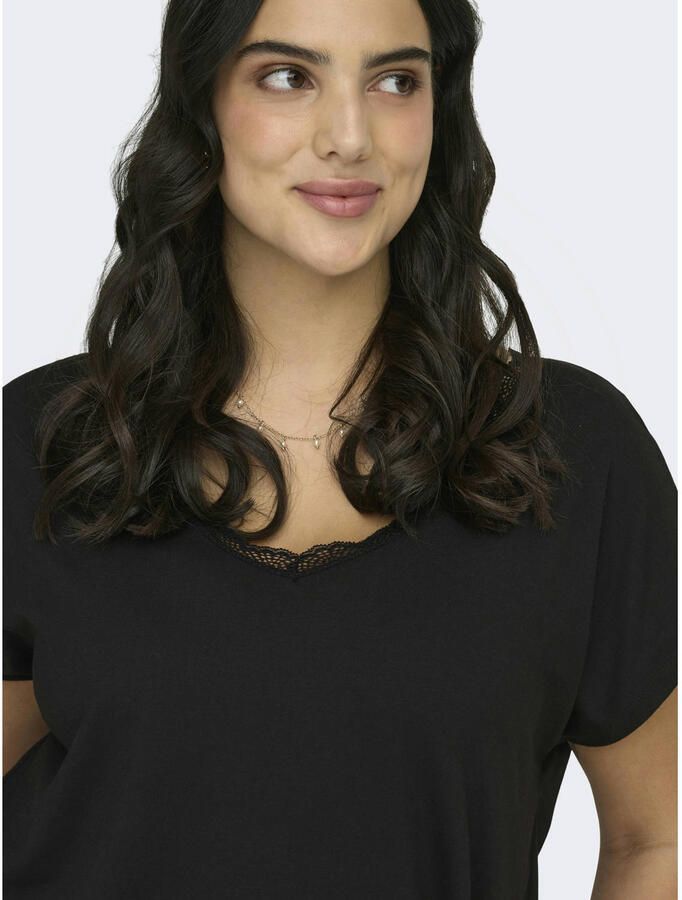 ONLY CARMAKOMA top zwart - Foto 2