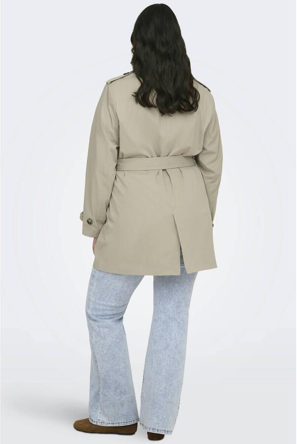 ONLY CARMAKOMA trenchcoat beige - Foto 3