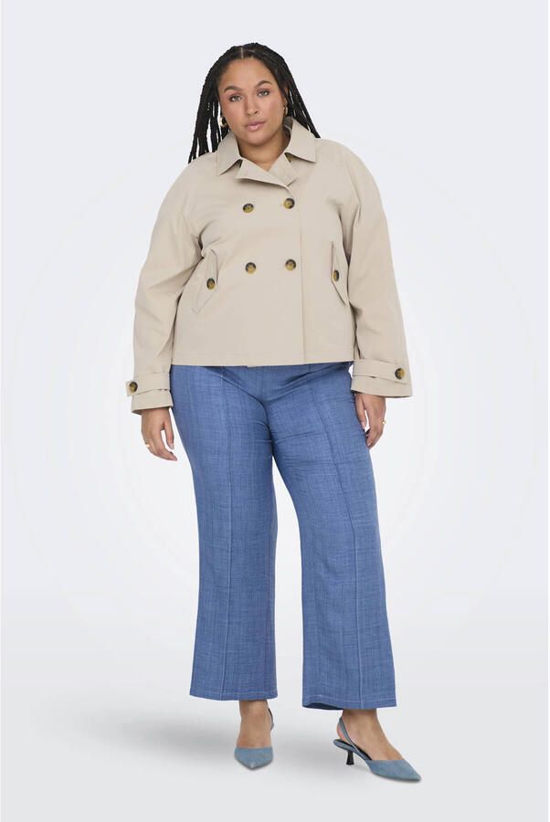 ONLY CARMAKOMA Kort jack CARAPRIL LIFE SHORT TRENCHCOAT OTW NOOS