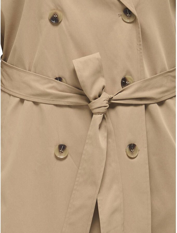 ONLY CARMAKOMA trenchcoat zand - Foto 2