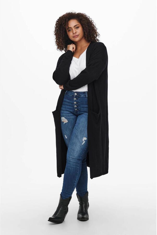 ONLY CARMAKOMA Vest CARNEW ESLY LS OPEN LONG CARDIGAN NP KNT