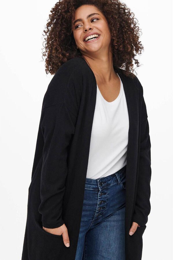 ONLY CARMAKOMA Vest CARNEW ESLY LS OPEN LONG CARDIGAN NP KNT - Foto 3