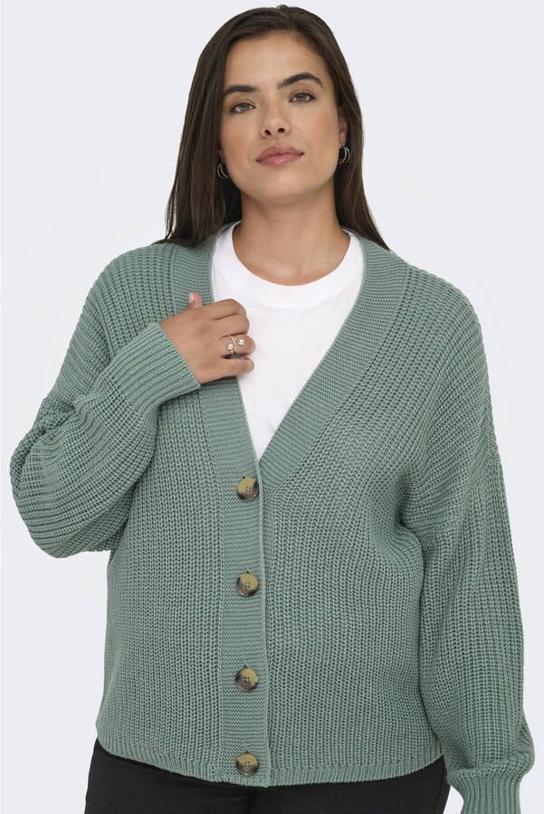 ONLY CARMAKOMA Vest CARCAROL NICE L S CARDIGAN KNT NOOS