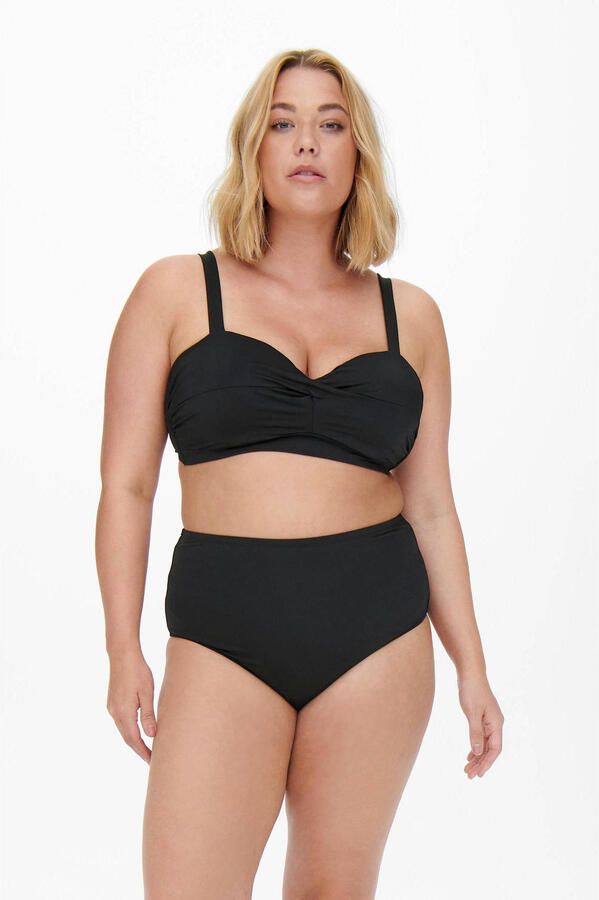 ONLY CARMAKOMA voorgevormde beugel bikinitop CARSOPHIA zwart - Foto 3