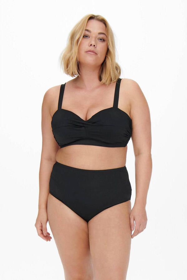ONLY CARMAKOMA voorgevormde beugel bikinitop CARSOPHIA zwart - Foto 2