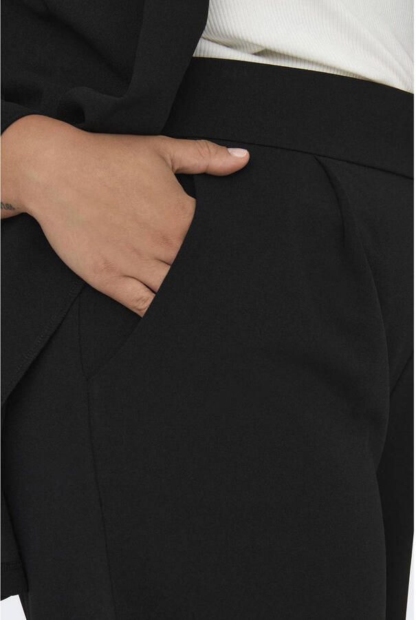ONLY CARMAKOMA wide leg high waist broek zwart - Foto 2
