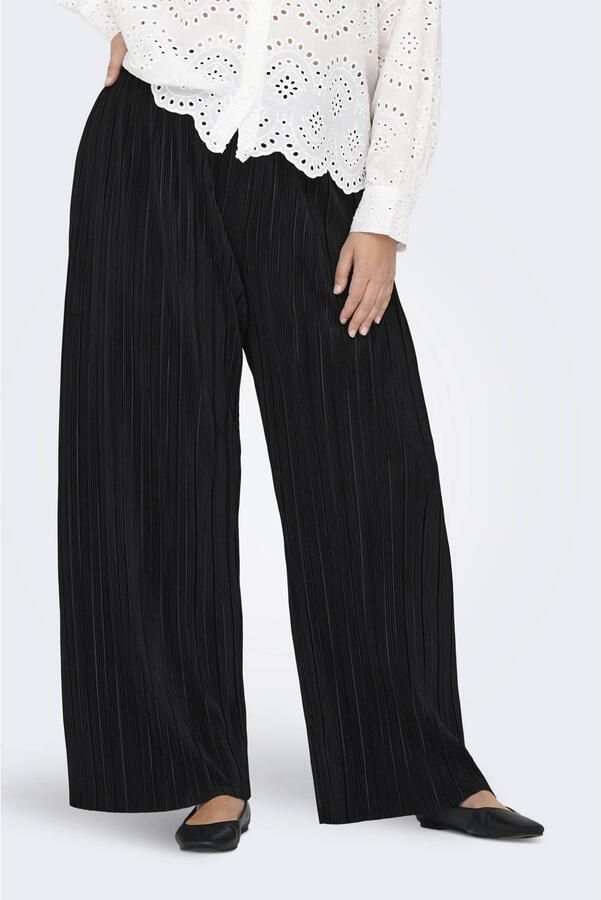ONLY CARMAKOMA Comfortbroek CARRAVENNA PLISSE PANT JRS NOOS