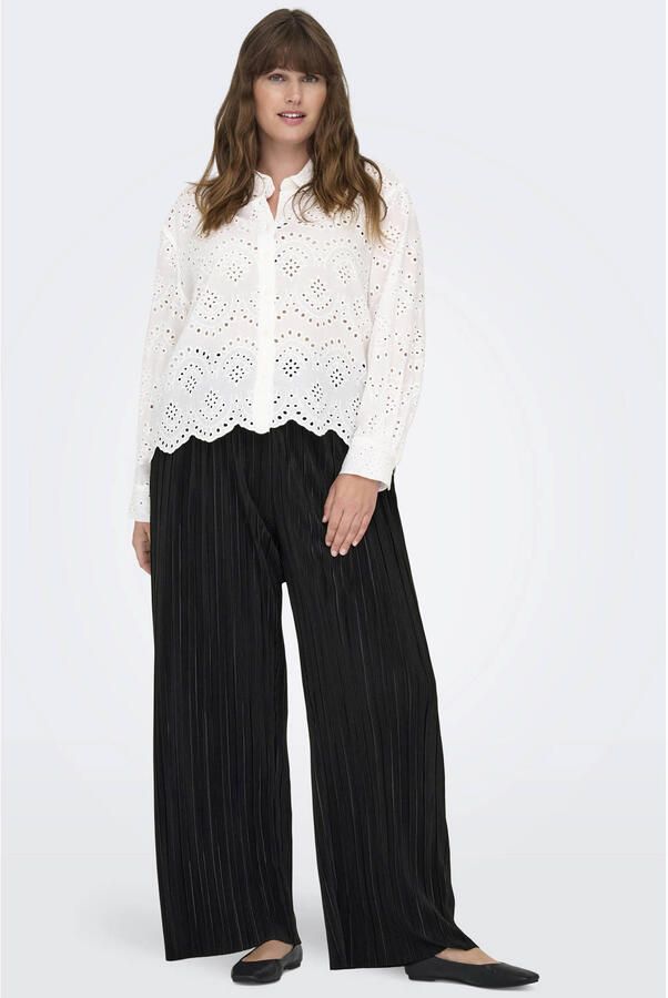 ONLY CARMAKOMA Comfortbroek CARRAVENNA PLISSE PANT JRS NOOS