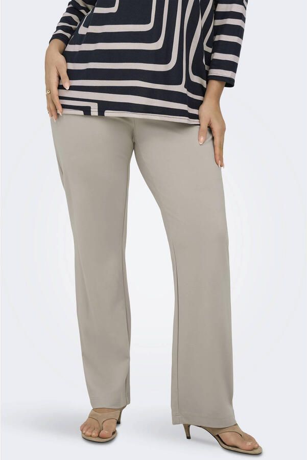 ONLY CARMAKOMA wide leg regular waist casual broek