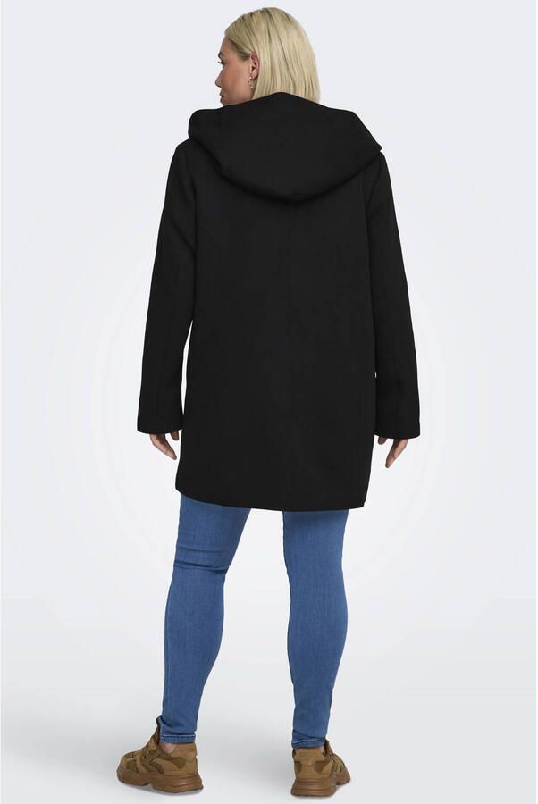 ONLY CARMAKOMA PLUS SIZE lange jas met capuchon model 'CARSEDONA LIGHT COAT'