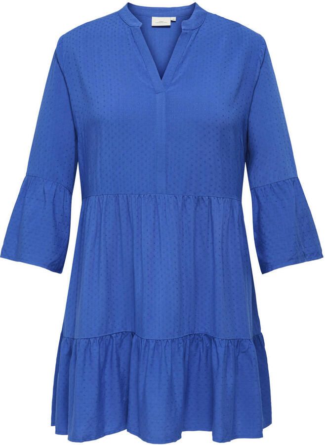 ONLY CARMAKOMA zomerjurk blauw