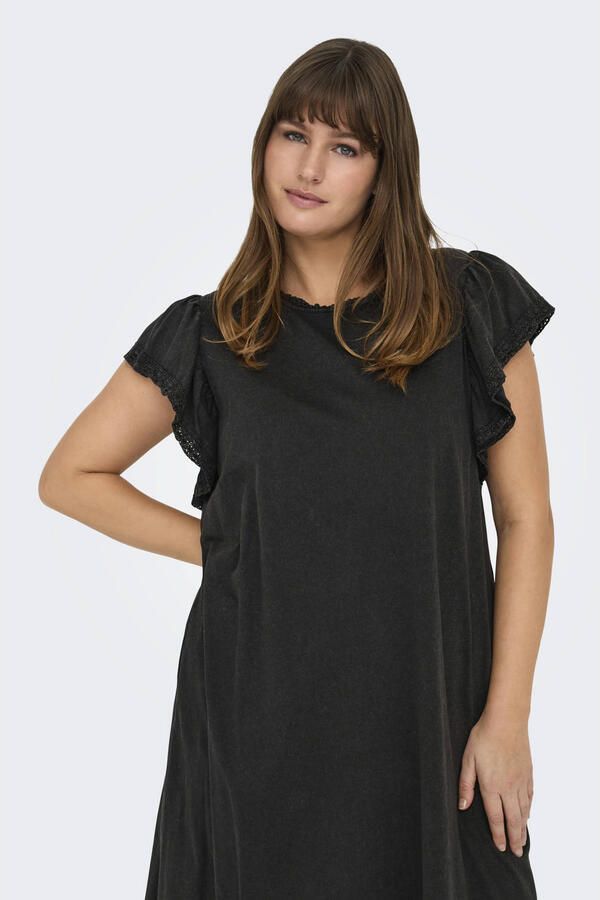 ONLY CARMAKOMA zomerjurk zwart