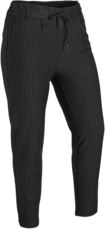 ONLY CARMAKOMA Jogpants CARGOLDTRASH PINSTRIPE PANT JRS NP met krijtstrepen