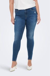 ONLY CARMAKOMA slim fit jeans CARSALLY blauw