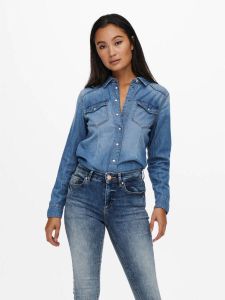 Only Jeansblouse ONLROCK IT LIFE DNM LS SHIRT