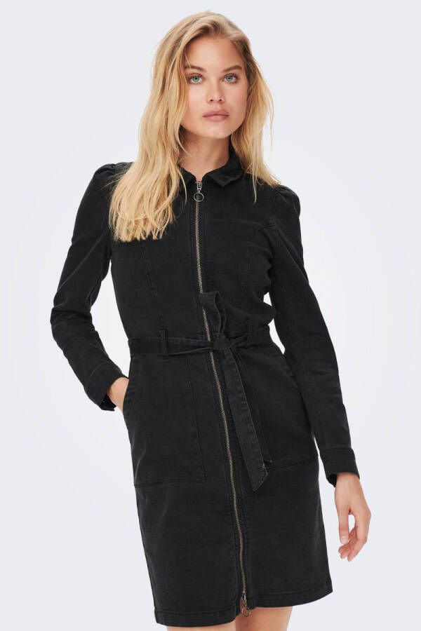 Only Damesjurk in denim Onlnew chigo Zwart Dames