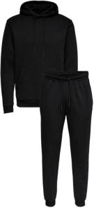 ONLY & SONS hoodie + joggingbroek black
