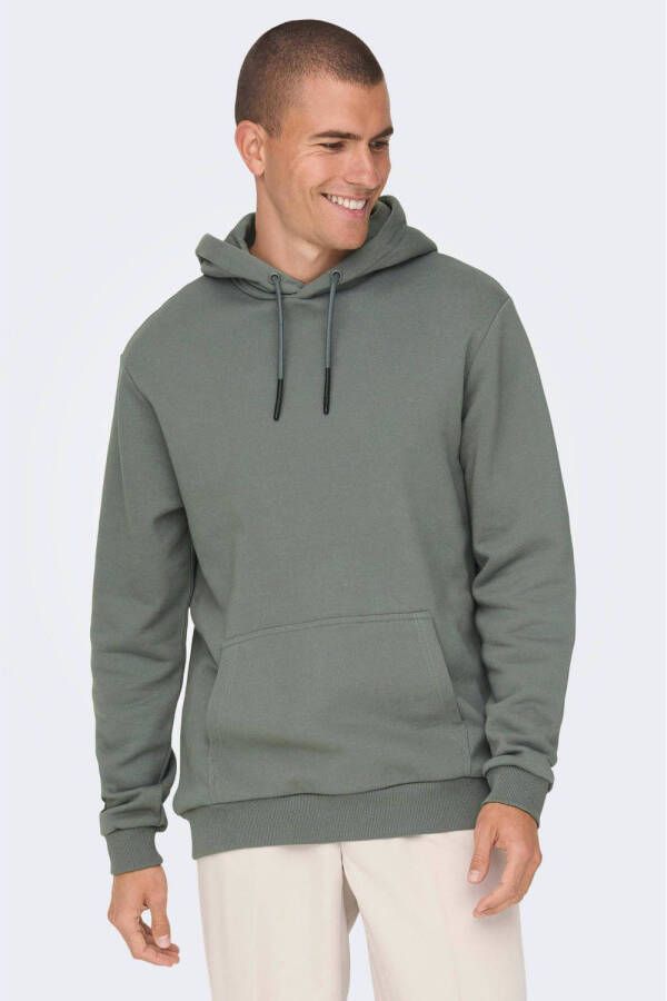 ONLY & SONS hoodie ONSCERES castor gray