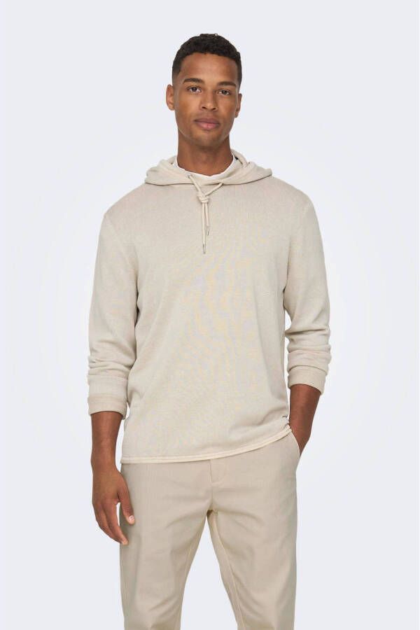 ONLY & SONS hoodie ONSGARSON silver lining