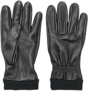 ONLY & SONS leren handschoenen ONSBROOKS zwart