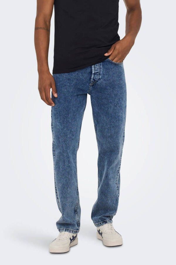 ONLY & SONS loose fit jeans ONSEDGE blue denim
