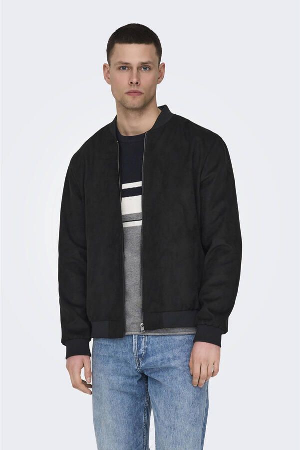 ONLY & SONS Bomberjack ONSLUCAS FAKE SUEDE BOMBER OTW