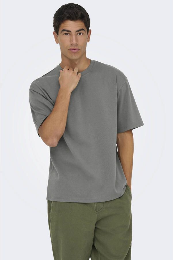 ONLY & SONS Shirt met ronde hals ONSCASPIAN AUT SS TEE