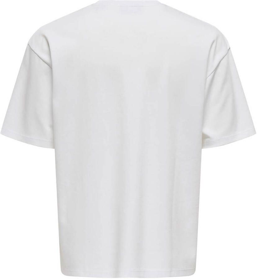 Only & Sons Boxy fit T-shirt van katoenmix model 'CASPIAN AIRFLEX BOXY' - Foto 2