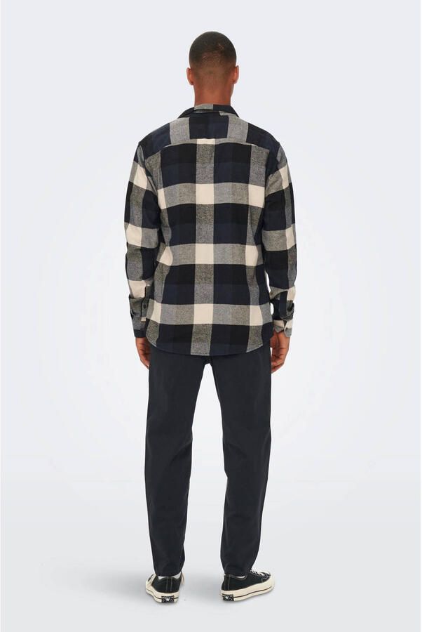 Only & Sons Vrijetijdsoverhemd met ruitmotief model 'GUDMUND'