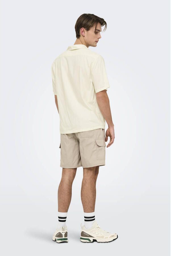 ONLY & SONS casual overhemd ecru - Foto 3