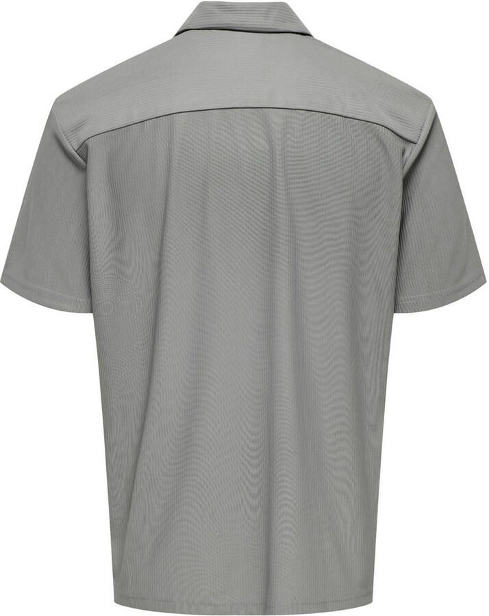 ONLY & SONS casual overhemd grijs - Foto 2