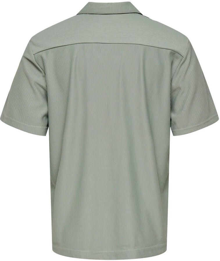 ONLY & SONS casual overhemd groen