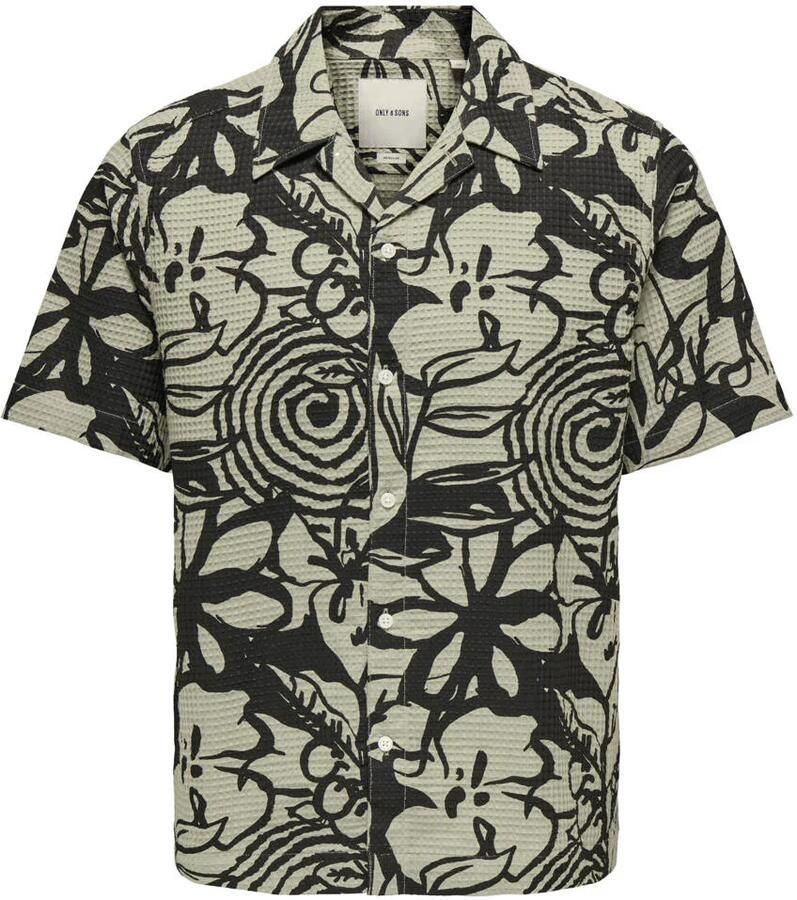 Only & Sons Regular fit vrijetijdsoverhemd van puur katoen