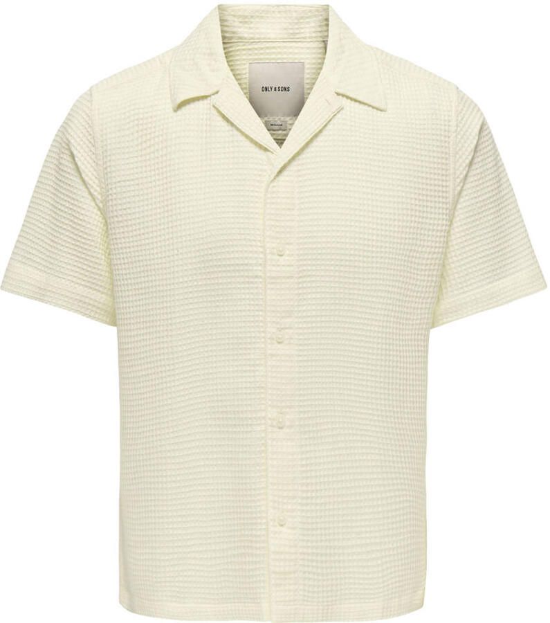 Only & Sons Regular fit vrijetijdsoverhemd van puur katoen